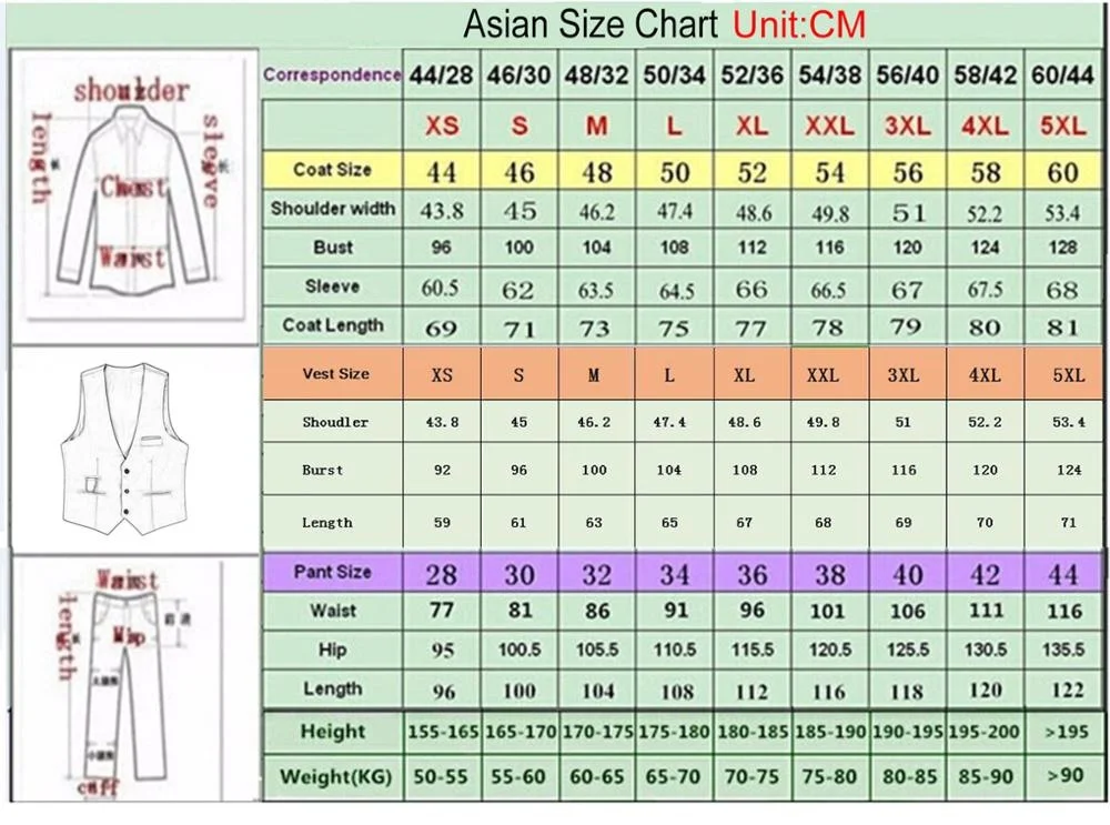 

White Mens Suit 3 Piece Stylish Wave Point Notched Lapel Tuxedos Groomsmen Men Suits for Wedding(Jacket+Vest+Pants)