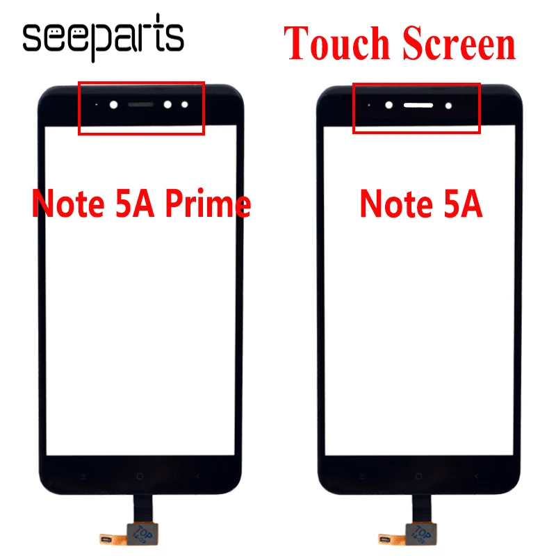 Сменный сенсорный экран 5 дюйма высокого качества для Xiaomi Redmi Note 5A Prime дигитайзер