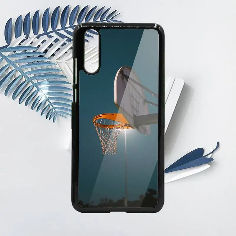 

Basketball court Phone Case PC For Samsung galaxy S note 8 9 20 10 e lite2019 plus pro ultra