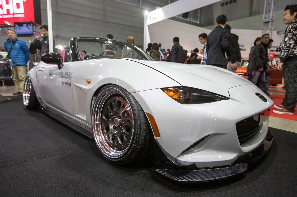 Автомобильные аксессуары для Mazda MX5 Miata ND GVT3 стиль углеродное волокно Передняя