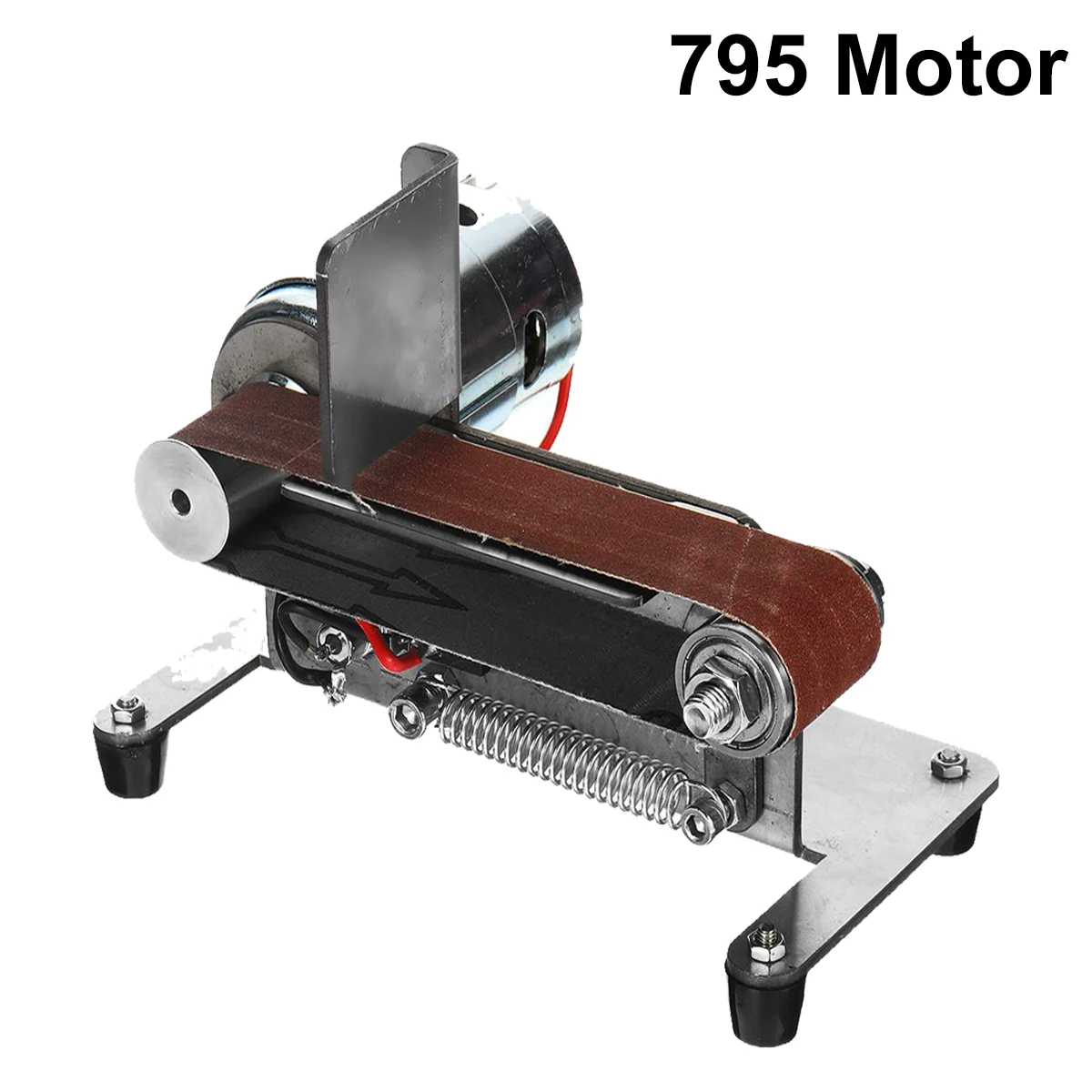 Шлифовальная машинка для лент 300 Вт электрическая Полировочная DIY шлифовальная