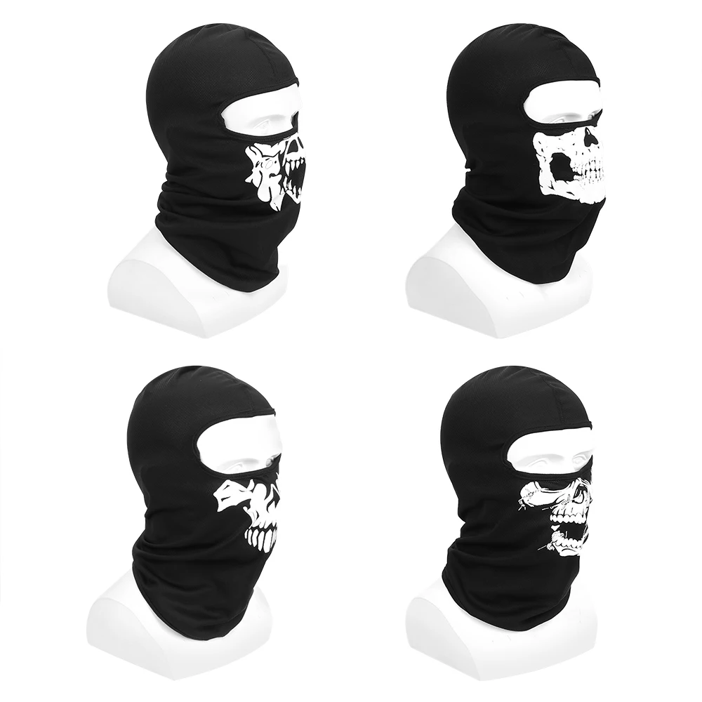 

Winter Ski Mask Breathable Full Face Mask Halloween Ghost Skull Balaclava Motorcycle Bike Windproof Mask Unisex Cycling Fishing
