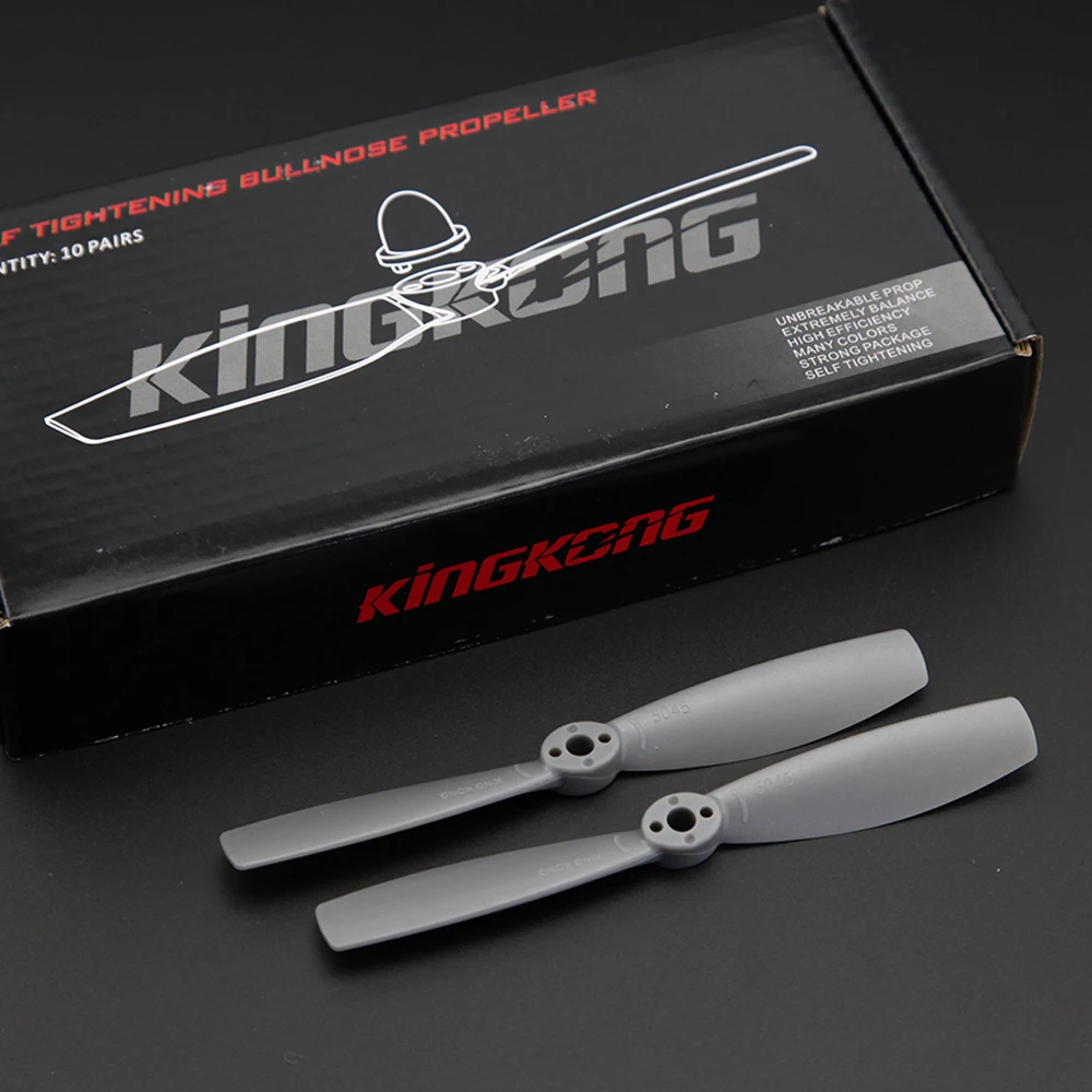 10 пара/лот KINGKONG 6040 6*4 / 5040 5*4 CW CCW пропеллер для RC QAV250 Мультикоптер Квадрокоптер Мини