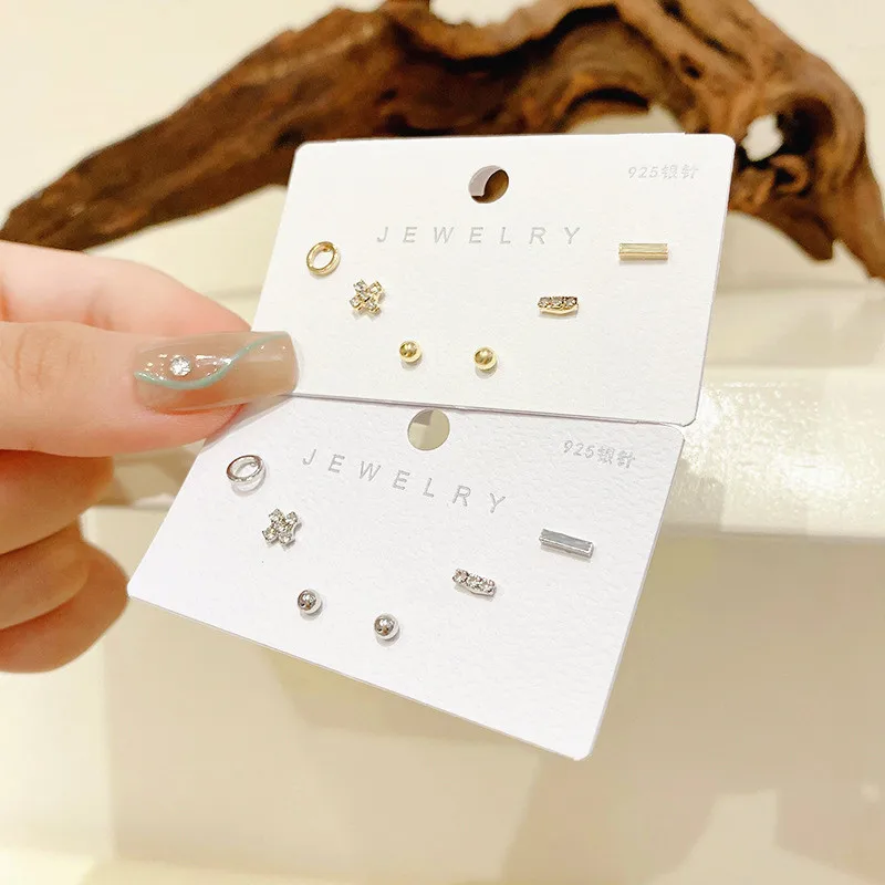 

Женские серьги из серебра 2021 пробы с 6 элементами