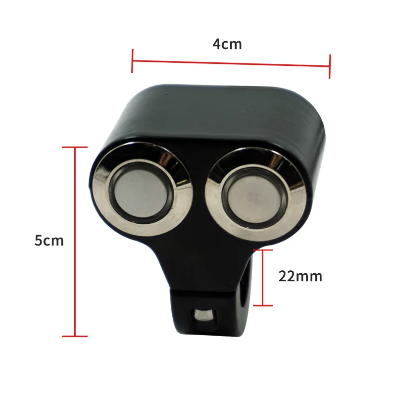 

Motorcycle and Electric Vehicle Modified Handlebar Switch LED Aluminum Alloy Multifunctional Combination Switch Spotlights