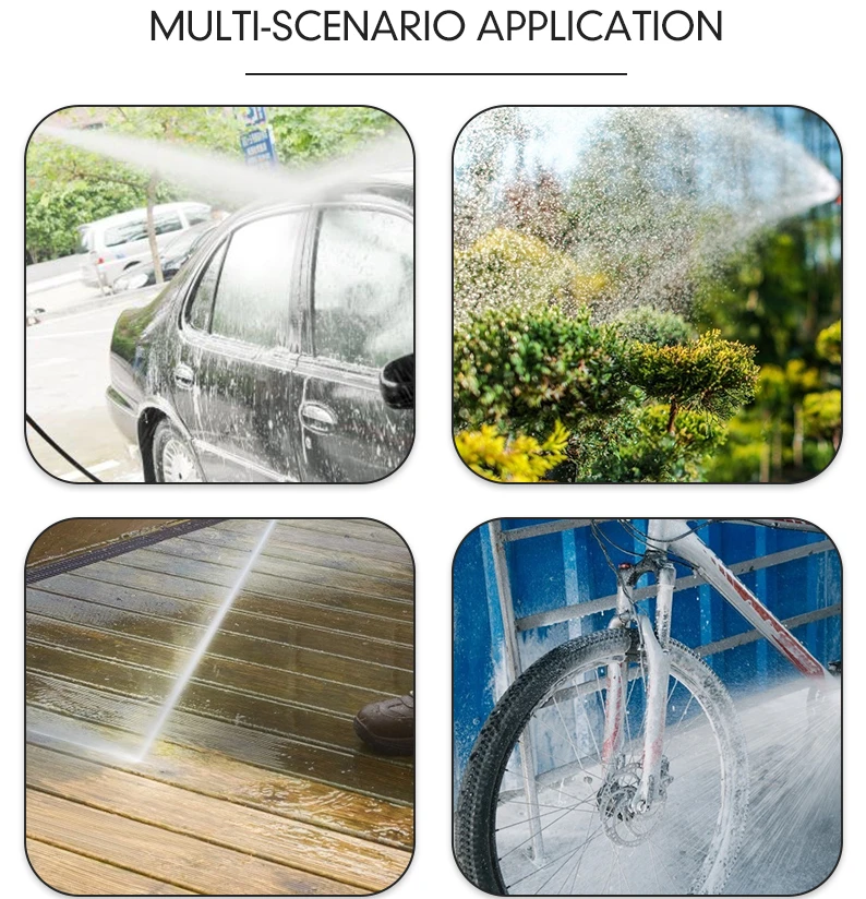 Цена 1500 Вт, 60 бар, 18000 мАч, беспроводная мойка высокого давления, водяной пистолет, портативная мойка автомобиля, мойка высокого давления, Очистит...