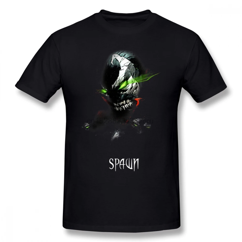 Spawn футболка SPAWN Rage литиево-зеленая мужская Милая графическая хлопковая модная с