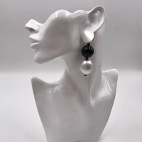 suekees goth drop earrings fashion jewelry pendientes vintage boho long earrings acrylic beads earrings for women accessories