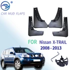 Брызговики для Nissan X-Trail T31 2008-2013 Xtrail, комплект литых автомобильных брызговиков крыло брызговиков 2009 2010 2011 2012