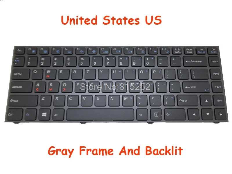 США KR SD Великобритания FR GR клавиатура с подсветкой для CLEVO P640HJ P640HK1 P640RE P640RF P641HJ P641HK1