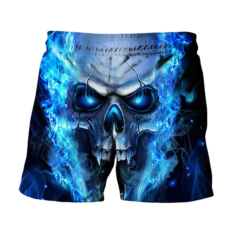 

Крутой летний мужской купальник с 3D принтом черепа Необычные сексуальные шорты быстросохнущие мужские пляжные шорты для бега и серфинга 2021