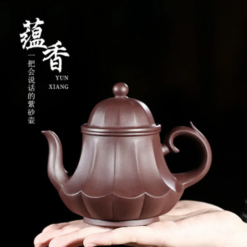 Yixing знаменитый аутентичный фиолетовый песок чистый ручной работы руда старая