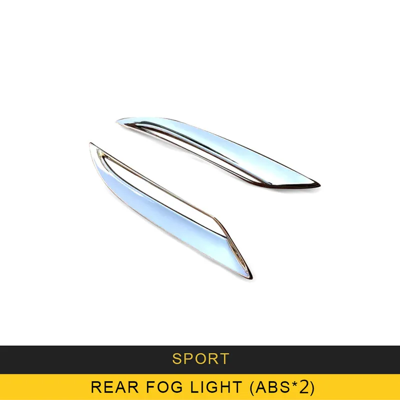 

CarManGo For Mercedes Benz GLE W166 Coupe C292 2016-2018 Auto Car Rear Fog Light Lamp Cover Trim Frame Sticker Chrome Accessory
