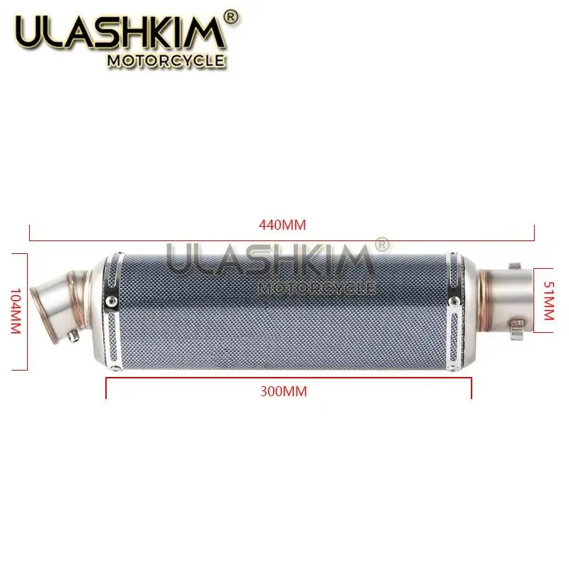 

Motorcycle Exhaust contact middle pipe for Kawasaki Z250 2008-2015 Ninja 300 2013-2016 Ninja 250R 2008-2016