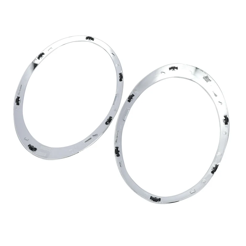 MagicKit Pair Chrome Headlight Trim Ring For 08-12 BMW Mini Cooper R55 R56 R57 | Автомобили и мотоциклы