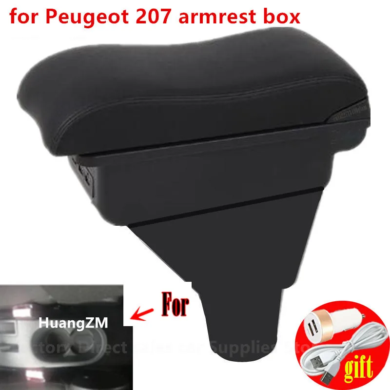 Подлокотник для peugeot 207 детали интерьера специальный подлокотник автомобиля