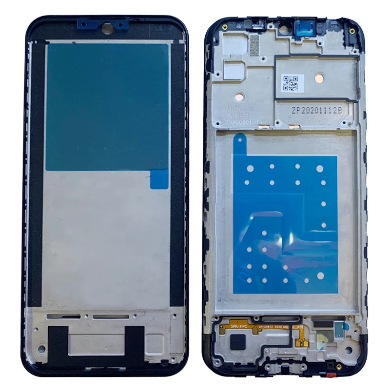 housing middle frame lcd bezel plate panel chassis for motorola moto e6s 2020 phone metal middle frame repair parts free global shipping