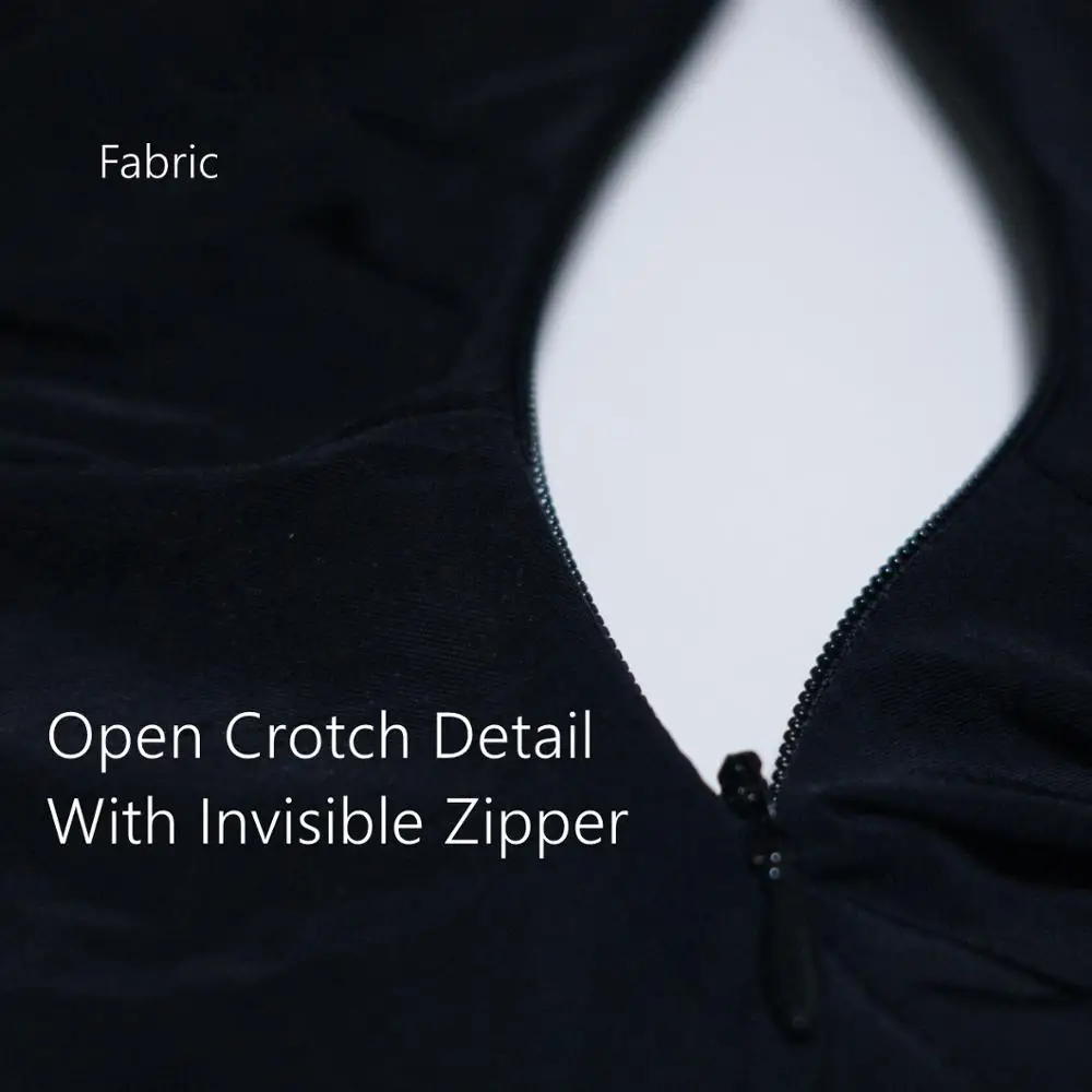 Пикантные разноцветные женские чулки с открытой промежностью на молнии U