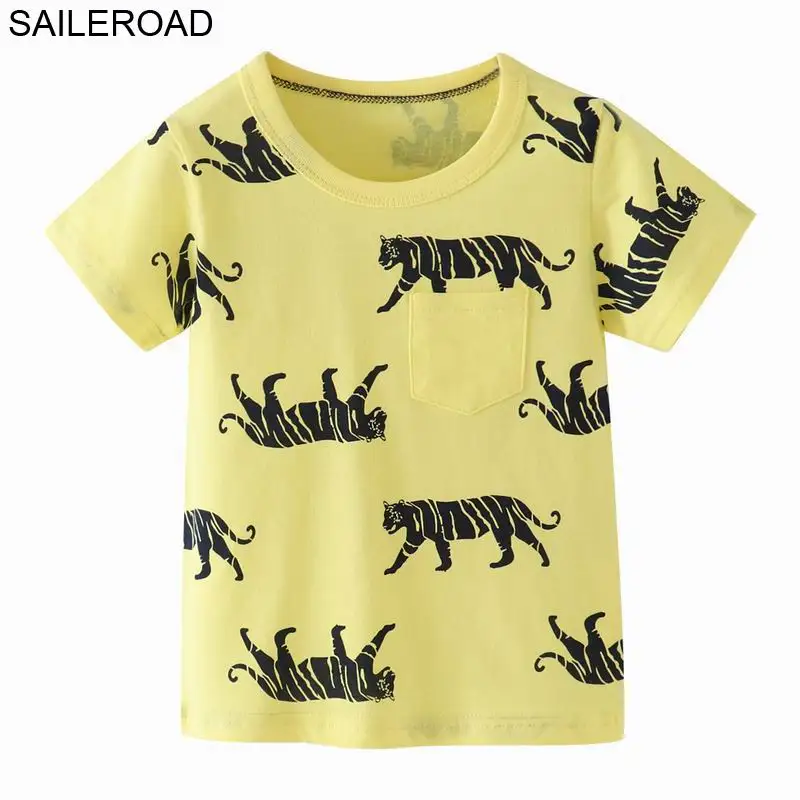2703 same picture SAILEROAD 2-8лет мультфильм динозавр принт мальчики шорты футболка на лето младенец дети мальчики девочки верхняя одежда одежда хлопок - Цвет: 2703 same picture