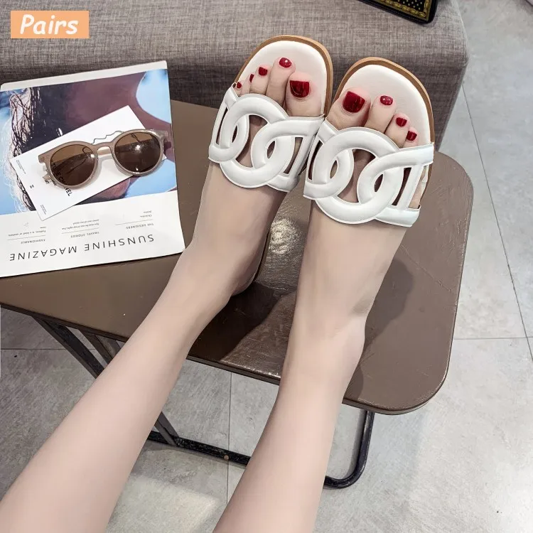 2019 г. новые летние классные шлепанцы Модные Удобные Пляжные домашние