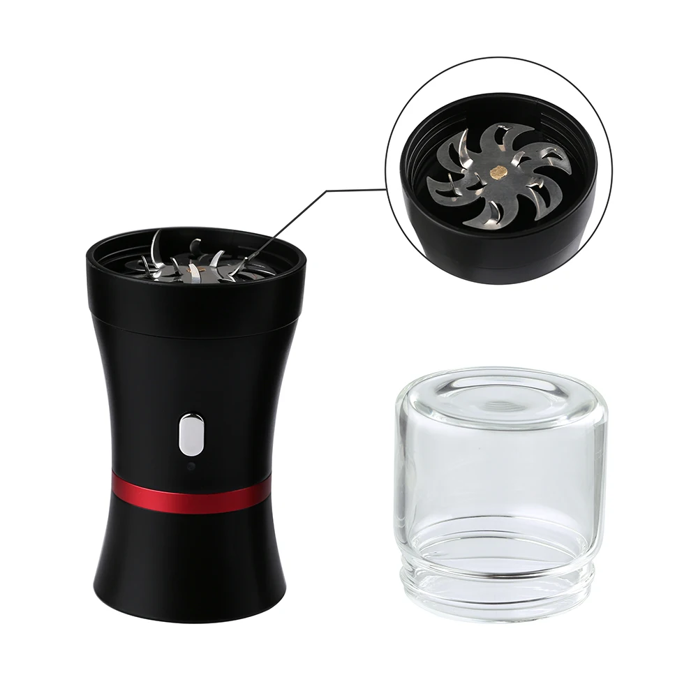 

100% Original Handheld Portable Electric Herb Grinder Automatic Grinder and Roller Built-in 1000mah Battery USB Charger