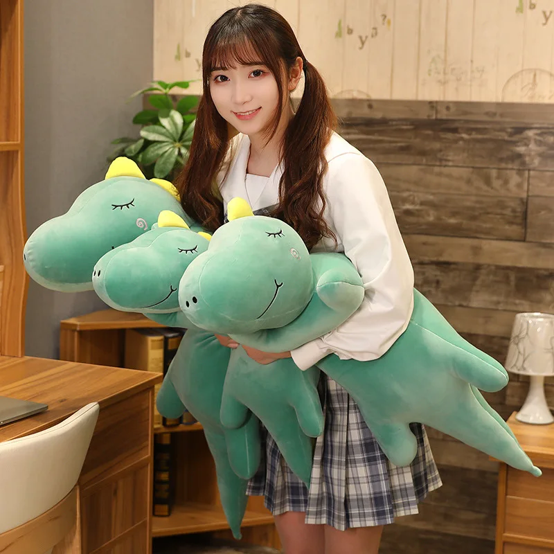 

Kawaii room decoration cute dinosaur anime animal plush toy pet pillow doll birthday holiday gift
