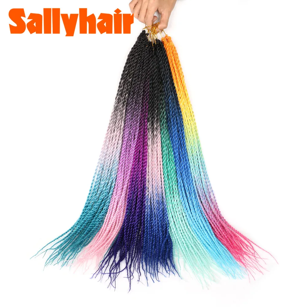 Синтетические плетеные косички для наращивания Сенегальские