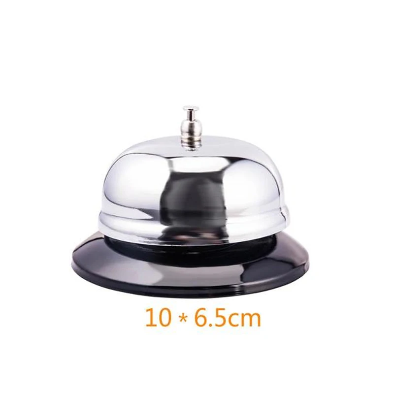 Fantastic Chrome Finish Classic Service Concierge Hotel Brushed Nickel Call Bell restaurant attendants reception |