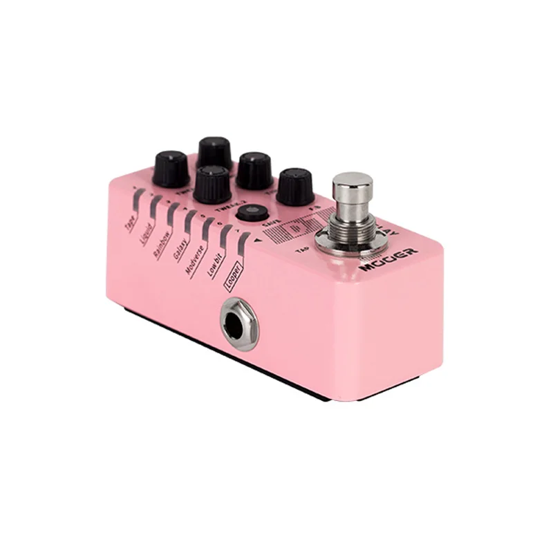 MOOER D7 педаль с задержкой гитарная эффектом задержки 6 типов Настраиваемые