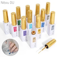 24 colors pull line gel nail polish phototherapy gel for diy painting hook line manicure special nail art supplies brushed glue