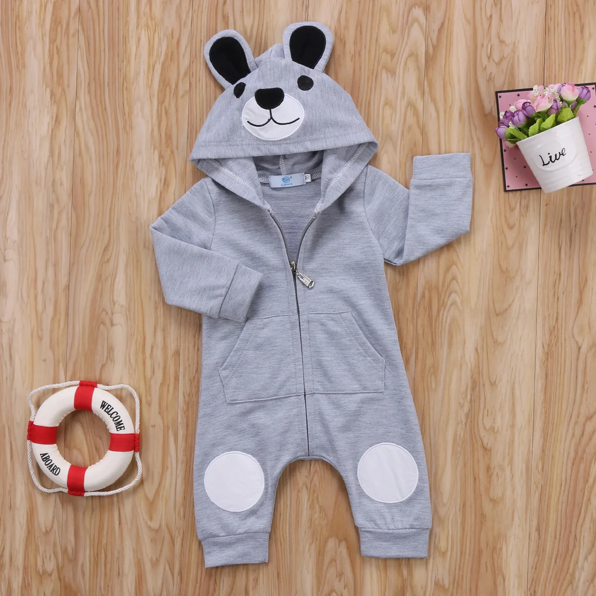 Комбинезон для новорожденных на возраст 0 24 месяца|Ромперы| |