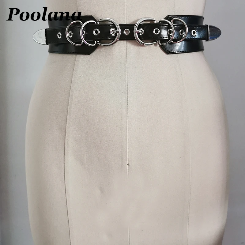 Женский кожаный ремень на заказ с готической пряжкой в стиле панк | Аксессуары