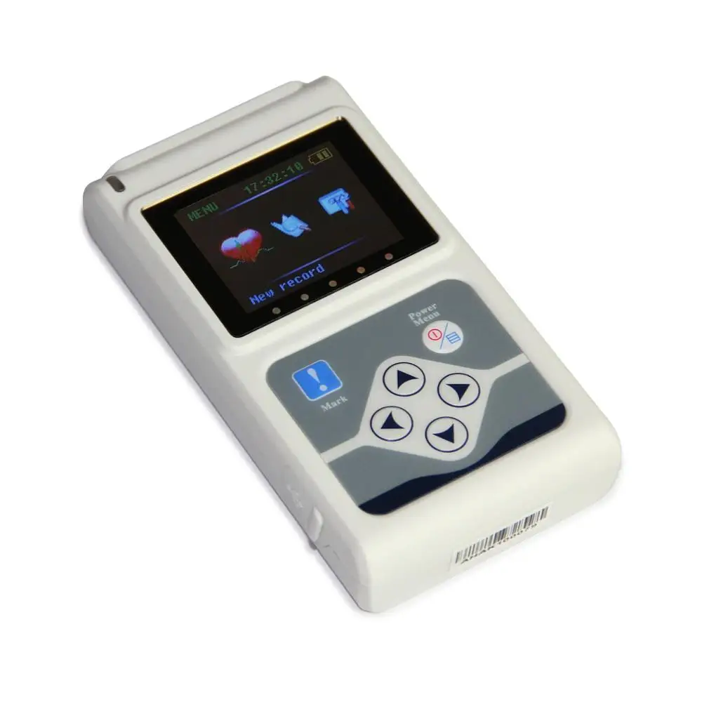 24 Hour 3 Channel ECG Holter EKG Recorder Analyzer 12 Leads Monitor Software TLC9803/5007 | Красота и здоровье