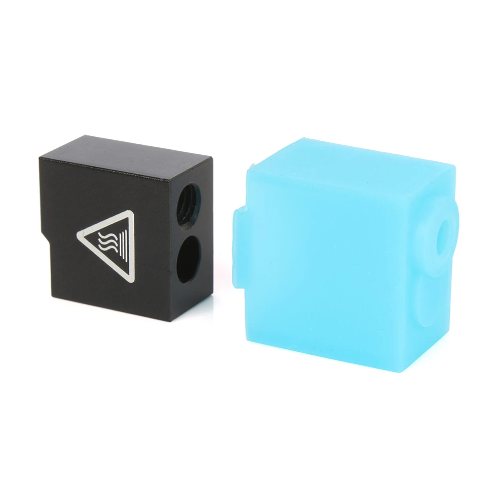 3DSWAY 3D Printer Parts Heater Block e3d v6 Hotend Volcano v2 Heat Extruder J-head Aluminium Heating Silicone socks | Компьютеры и