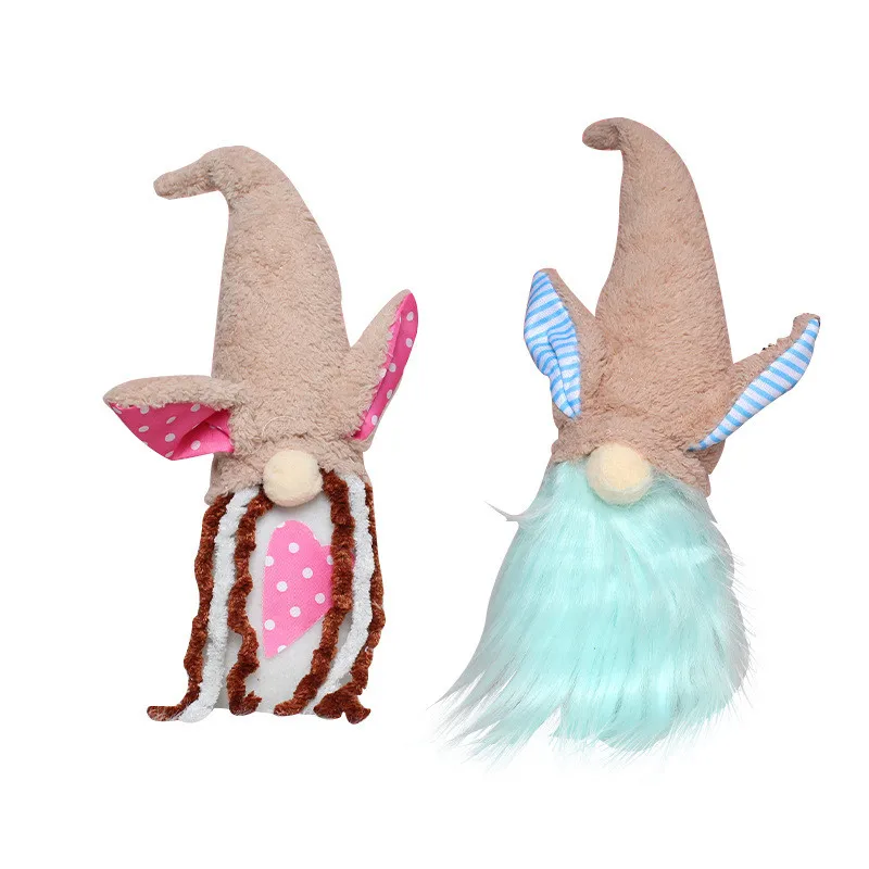

Пасхальный Безликий гном, плюшевое украшение в виде кролика, безликая кукла, карликовый шведский томте, эльф, украшение для детей, пасхальны...