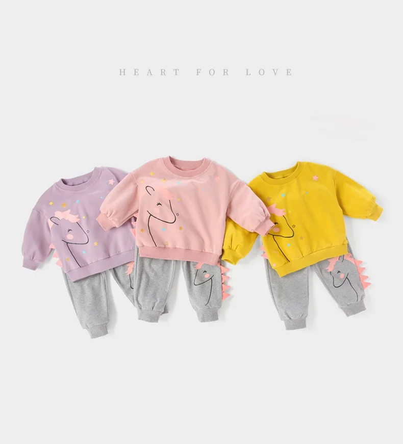 Комплекты одежды для маленьких девочек из 2 предметов осенне зимняя одежда