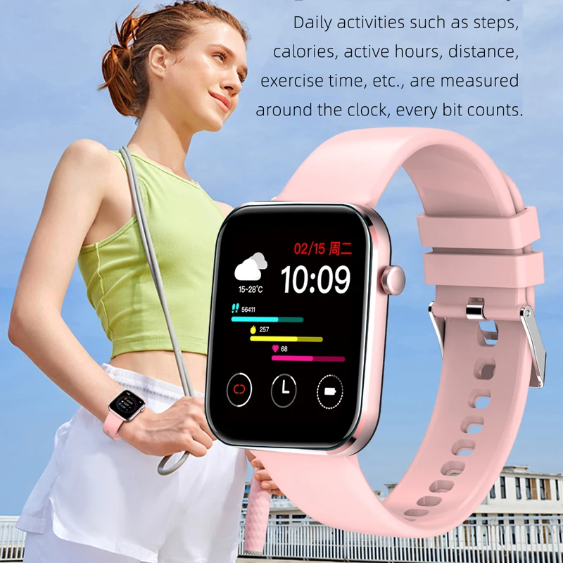 Rollstimi Smart Watch Bluetooth Sports Ladies Bracelet Heart Rate Fitness Pedometer Waterproof Men's | Электроника