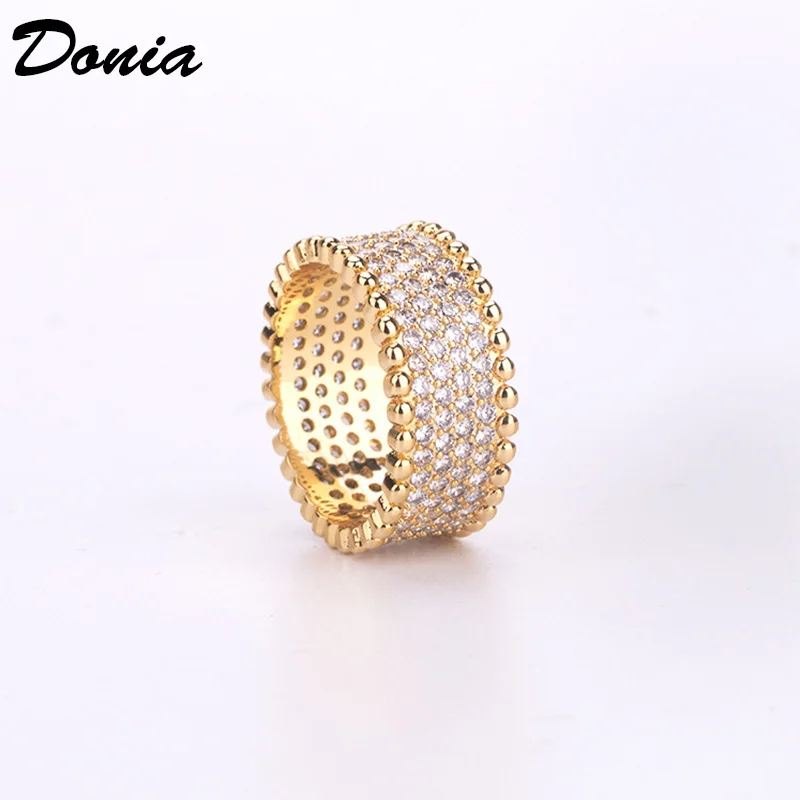 

Donia jewelry European and American AAA zircon ring fashion new trend personality exaggerated ring
