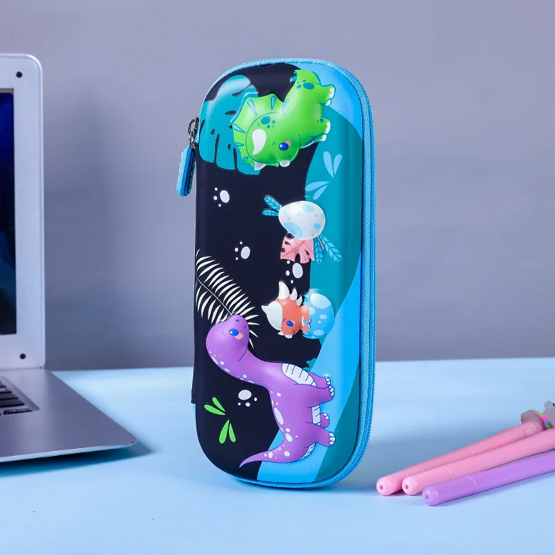 Мультяшный чехол для карандашей Канцелярский объемный трехмерный учеников