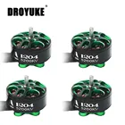 Микро-мотор для гоночного дрона FPV, 4 шт.лот, 1204, 2500кв, 3100кв, 5200кв, 2-4S