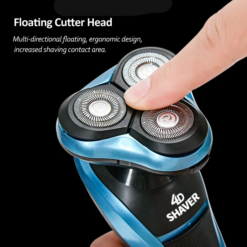 Беспроводная электробритва для мужчин моющая перезаряжаемая бритва бритья