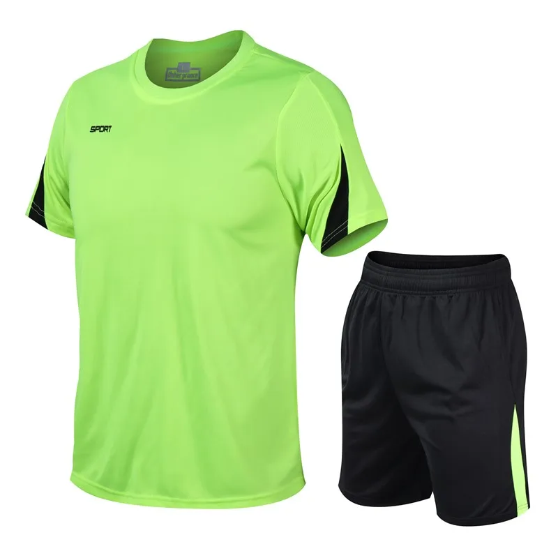 Мужской летний спортивный костюм футболка с коротким рукавом и шорты