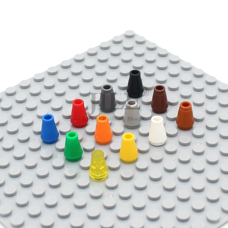 Круговой конус Moc 1x1 с верхним пазом 4589b креативные просвечивающие строительные