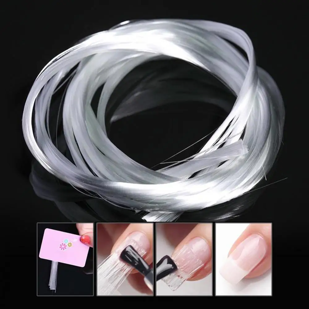 

50% Hot Sale 1m/1.5m/2m Professional Fiberes glass for Acrylic Nail Extension Tool with Scraper