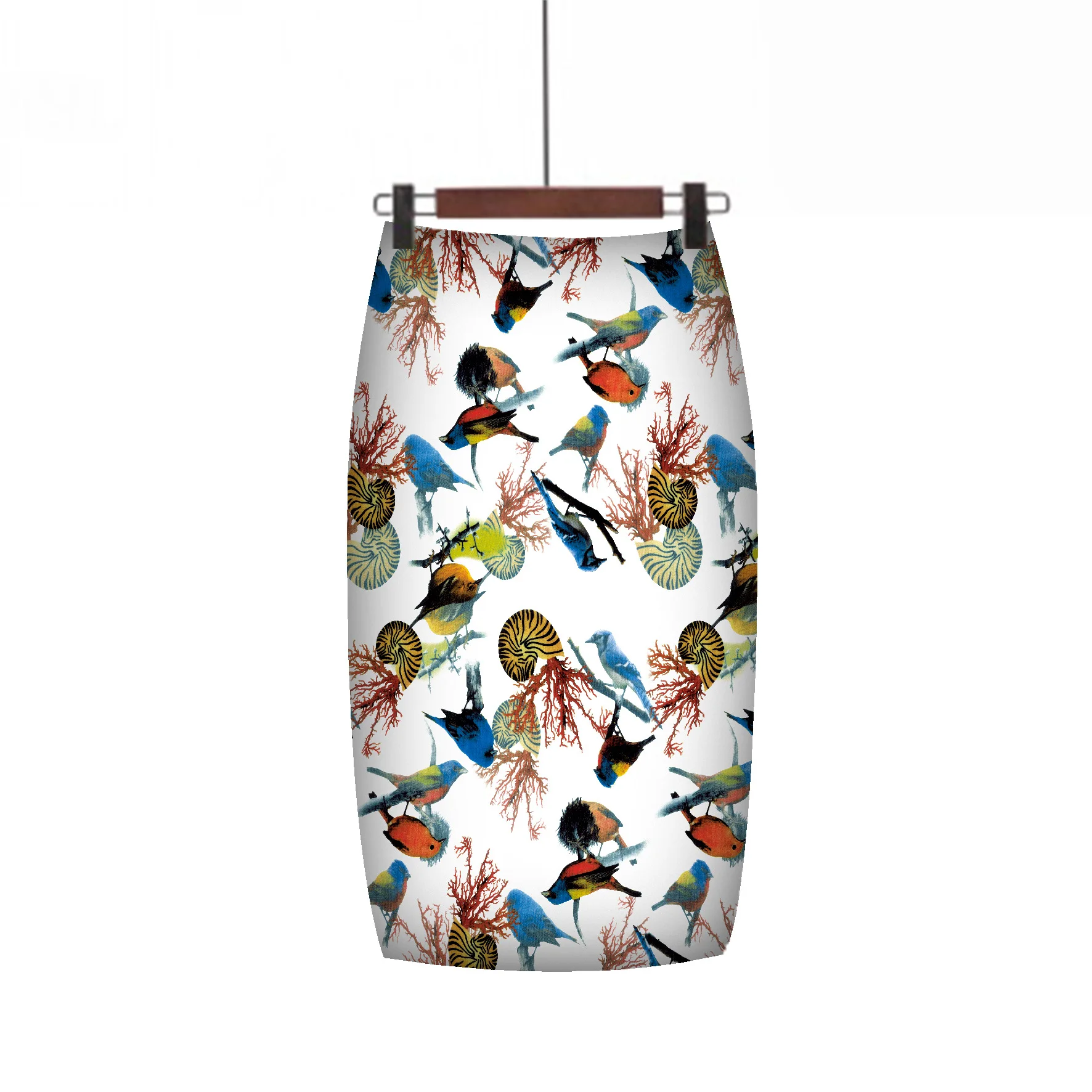 

Office Stretch Floral Printed Skirts 2021 Summer Skirts Women Casual Bodycon Midi Pencil Hip Skirt Preppy Slim Korean Clothing