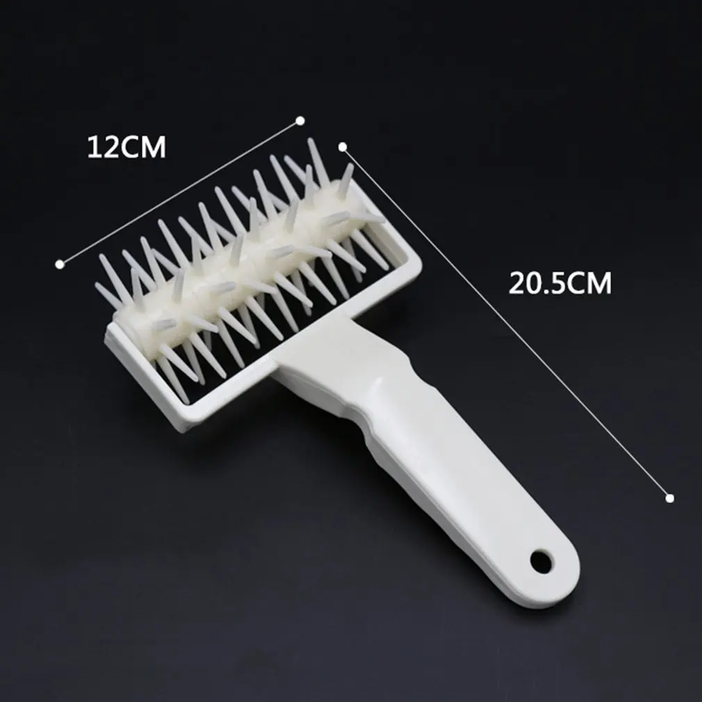 

Stainless Steel Wheel Pizza Bread Needle Punchers Roller Pie Pastry Dough Pitter Durable Wooden Handle bakeware pizza scissors