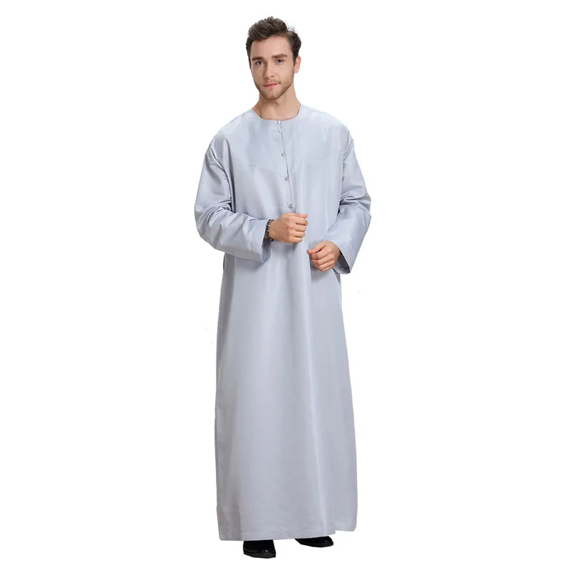 Men Robes Kaftan Muslim Robe 2021  Muslim Men's Arab Dubai Clothing Accessories Fashion Plus Size Man Abaya Robe Kaftan S-3XL