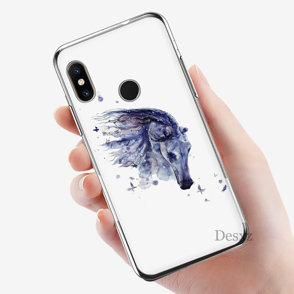Мобильный телефон чехол для Xiaomi Redmi GO 7 S2 4A 4X 5 5A Plus 6 6A 7A K20 Pro защитный акварельная