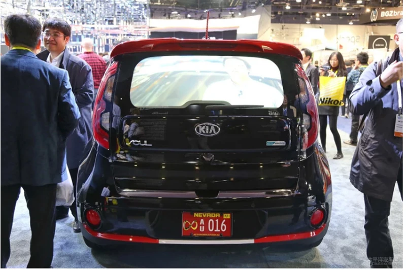 Для Kia Soul спойлер ST SY ABS Материал заднее крыло автомобиля праймер цвет задний для