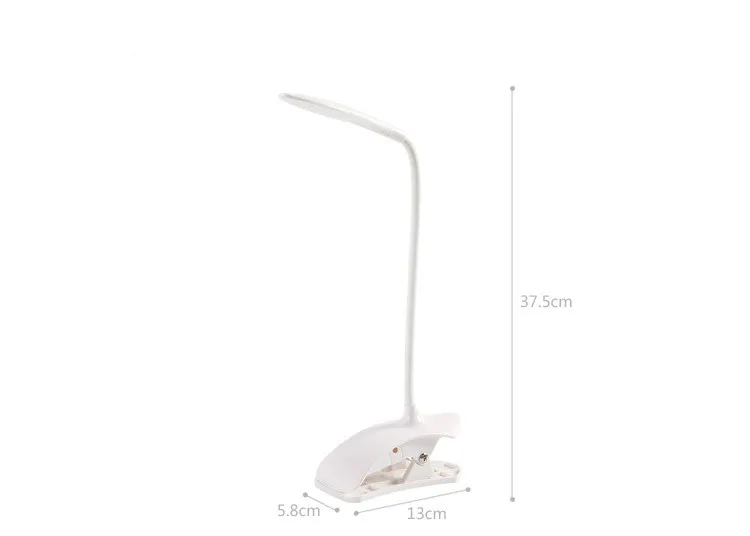 USB Led Настольная лампа с зажимом лампа настольная Гибкая защита глаз 14 светодиодов для прикроватной книги для чтения учебы офиса работы ребенка ночник